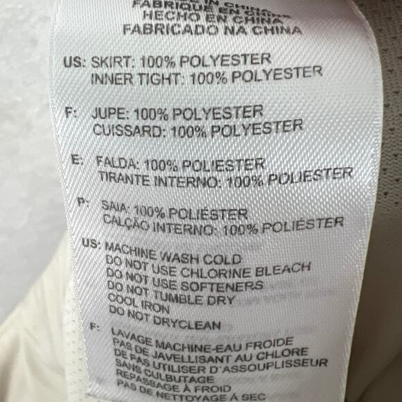 Adidas Women’s LPGA Golf Skort Tan Tonal Branding SZ 4 Golf Athlete Performance - Picture 8 of 9